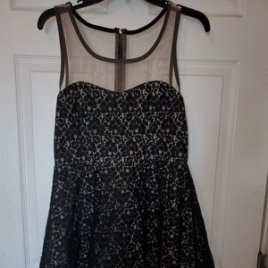 Mini black lace dress *summer sale*